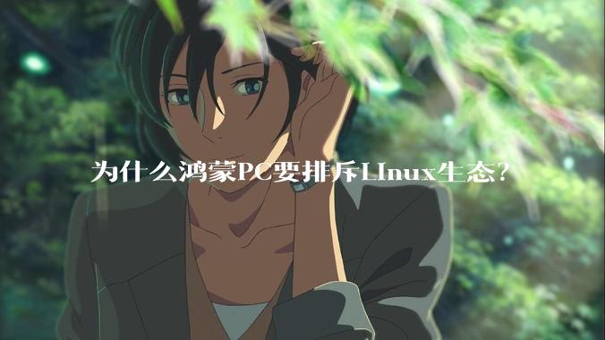 为什么鸿蒙PC要排斥Linux生态？